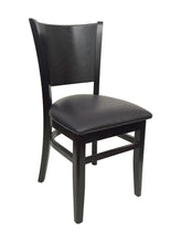 Custom Upholstered Full Back European Beechwood Side Chair