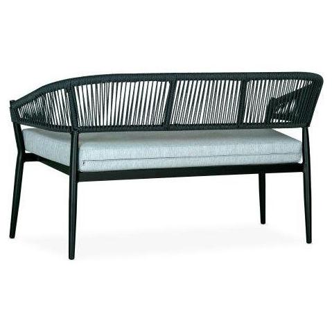 Sydney Woven Synthetic Rope Seat Outdoor Bench – Restaurant Furniture Plus