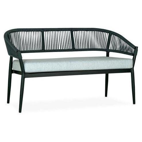 Sydney Woven Synthetic Rope Seat Outdoor Bench