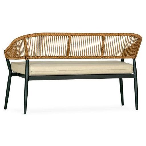 Sydney Woven Synthetic Rope Seat Outdoor Bench