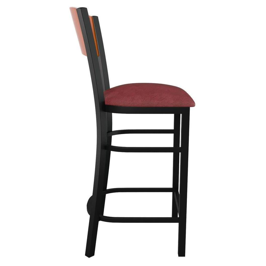 Interchangeable Back Metal Bar Stool with a Circled Back19c43d3e82a53b502