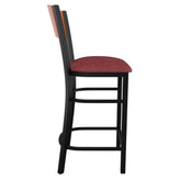 Interchangeable Back Metal Bar Stool with a Circled Back19c43d3e82a53b502