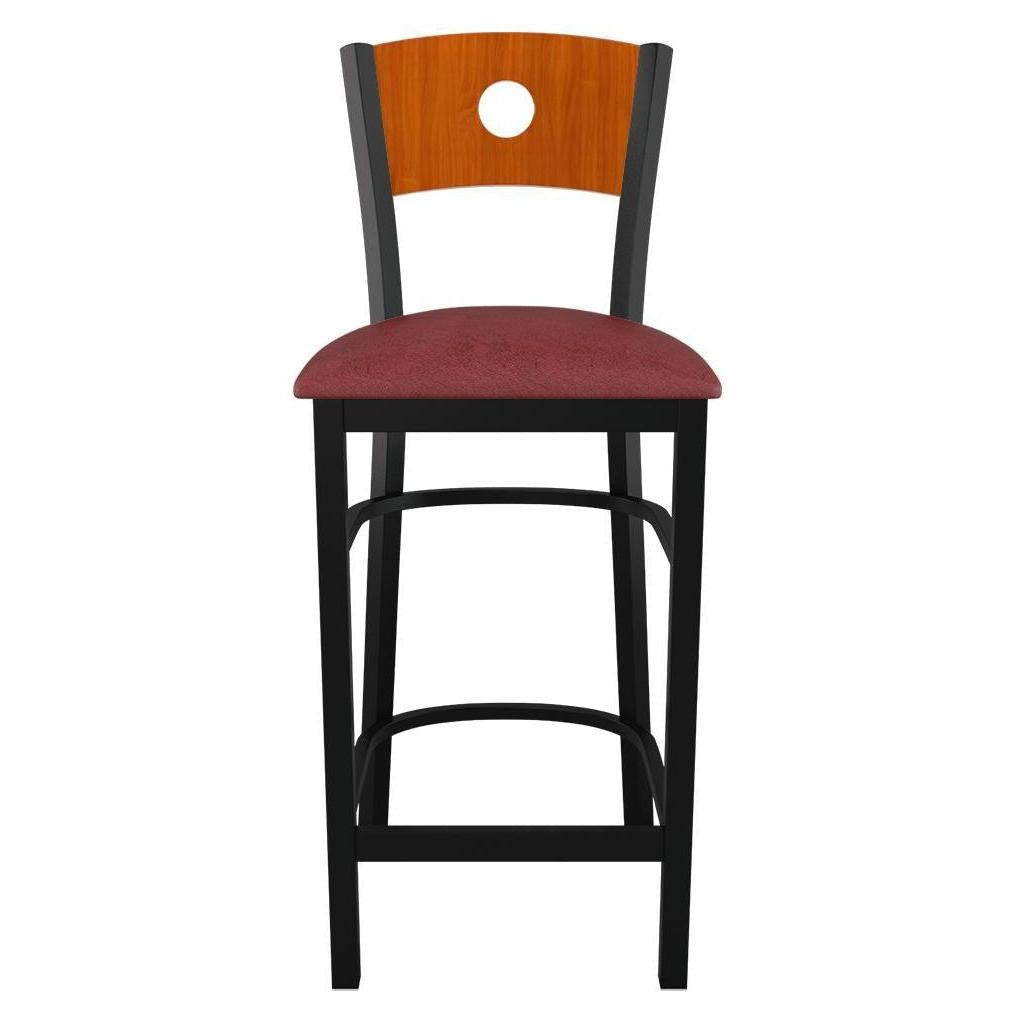 Interchangeable Back Metal Bar Stool with a Circled Back19c43d3e82a3171234