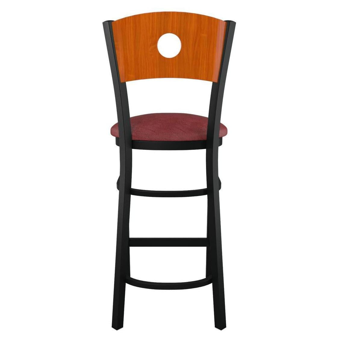 Interchangeable Back Metal Bar Stool with a Circled Back19c43d3e82a31d270f