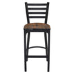 Premium Metal Ladder Back Bar Stool19c0abfe12031df5c7