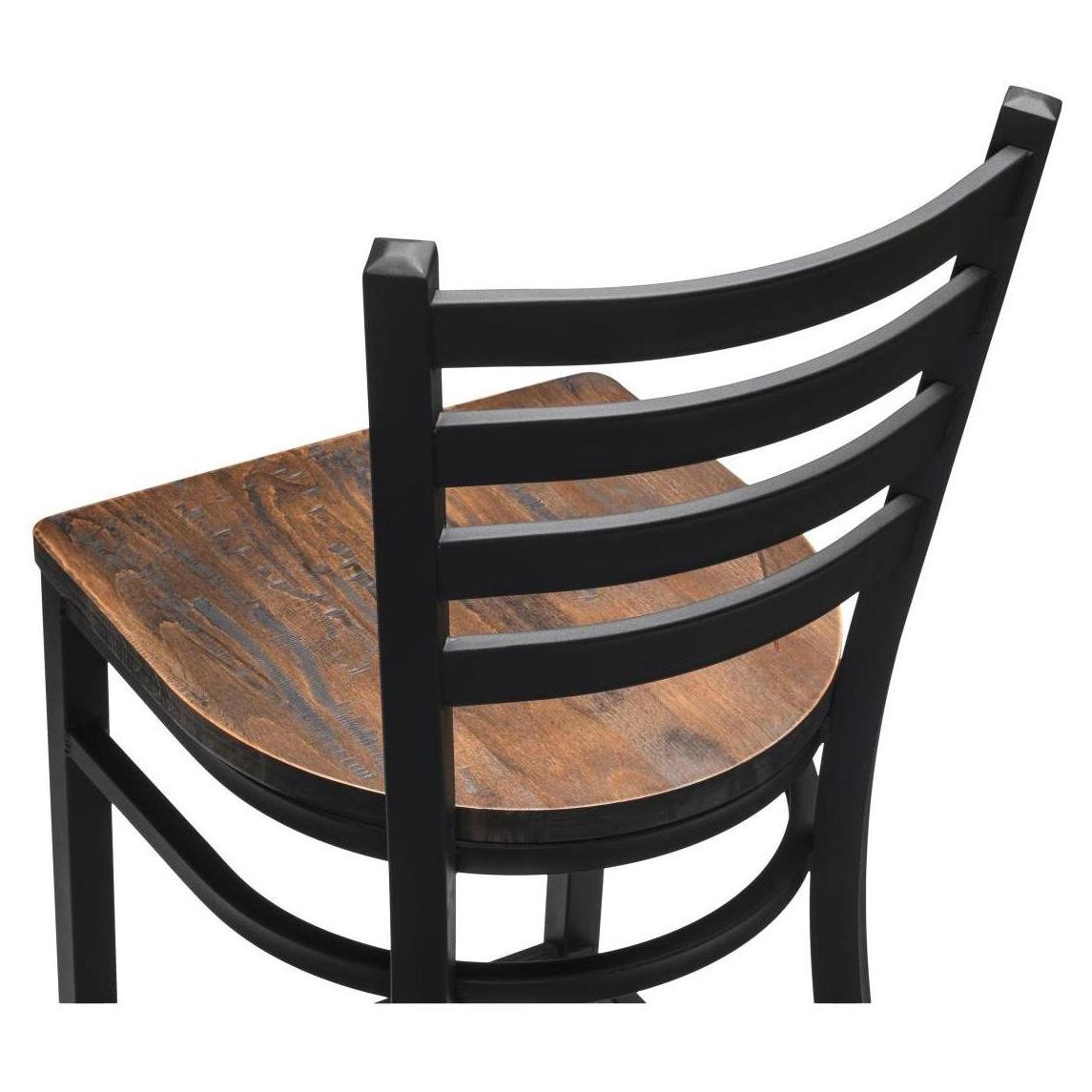 Premium Metal Ladder Back Bar Stool19c0abfe120319f82e