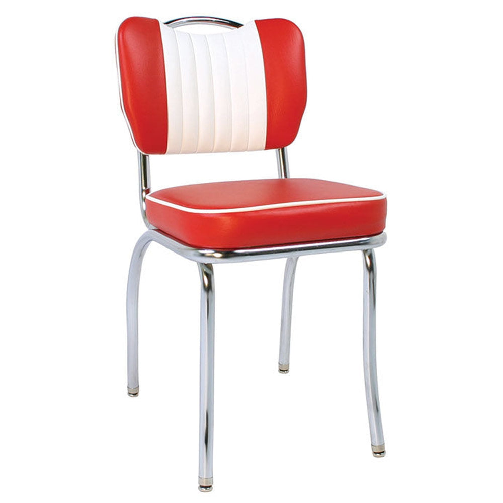 Retro School Series Malibu Style Upholstered Side Chair