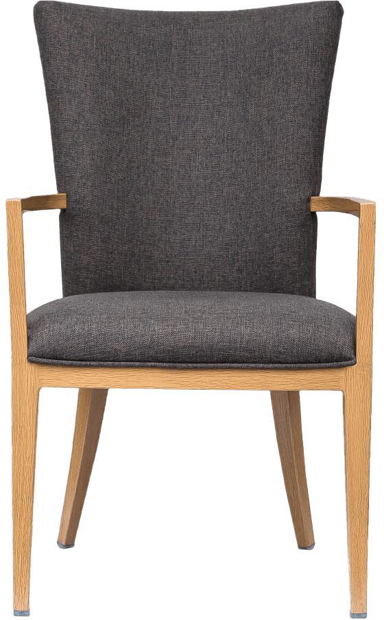 Sorrento Wood Grain Aluminum Upholstered Arm Chair19fd93af11f136714d
