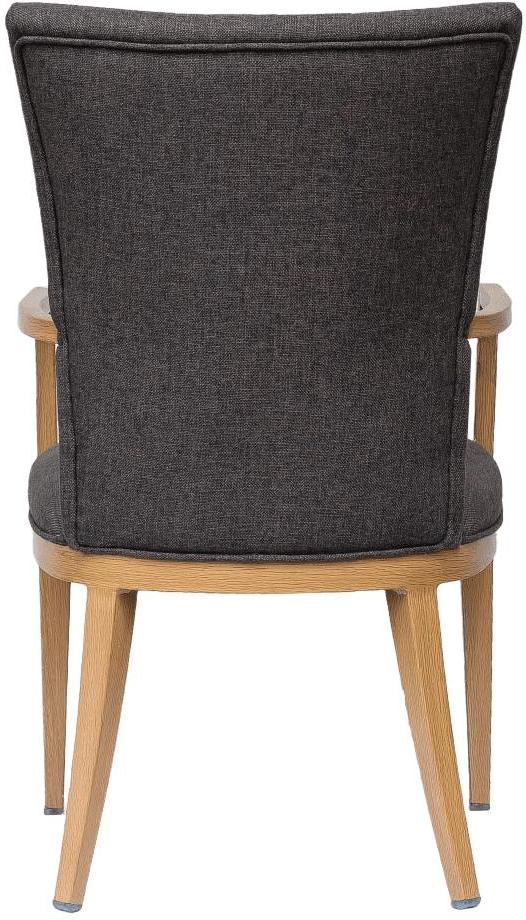 Sorrento Wood Grain Aluminum Upholstered Arm Chair19fd93af11f49efa30