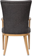 Sorrento Wood Grain Aluminum Upholstered Arm Chair19fd93af11f49efa30