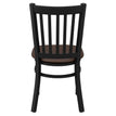 Metal Vertical Slat Restaurant Chair19c43513c23649b32e