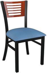 Interchangeable Back Metal Chair with 5 Slats19c43e013f34f278a7