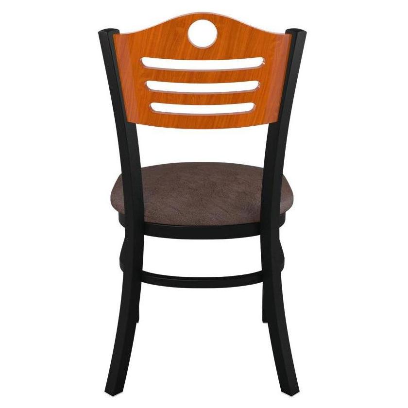 Interchangeable Back Metal Chair with 3 Slats and Circle Back19c43d729fac521dd