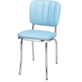 Classic Diner Series Vertical Channel Metal Side Chair