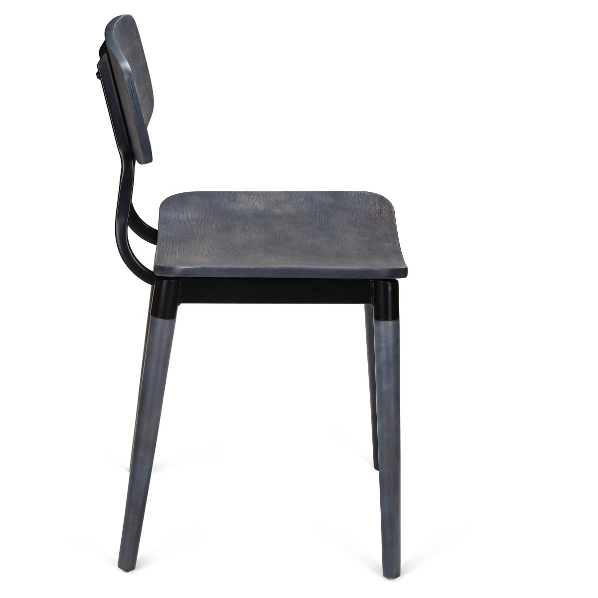 Jaime Wood Restaurant Chair with Black Frame