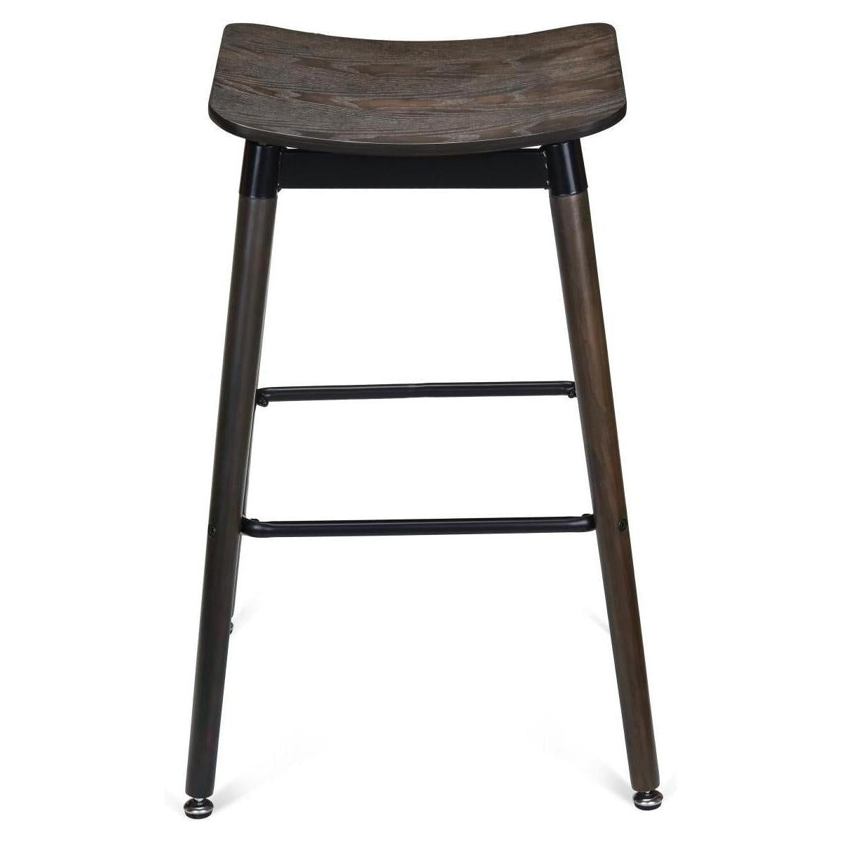 Slate Black Backless Bar Stool19cd308d0a427d688d