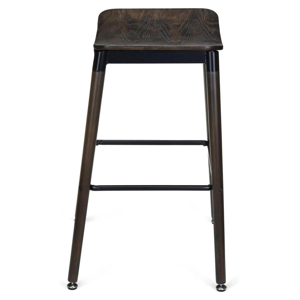 Slate Black Backless Bar Stool19cd308d0a444c605b