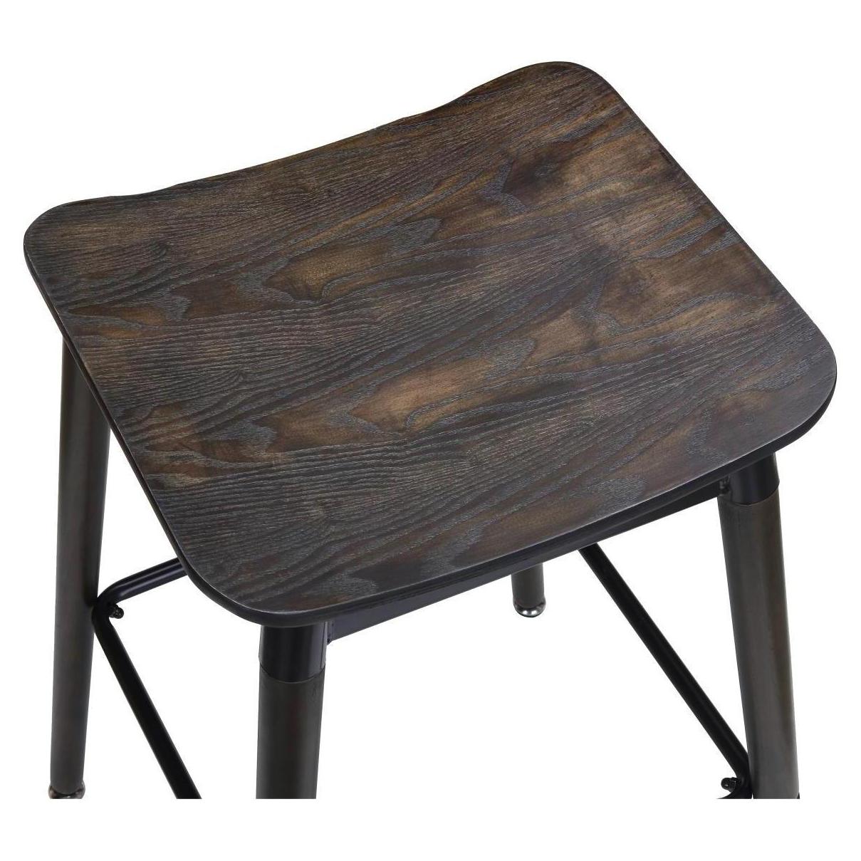 Slate Black Backless Bar Stool19cd308d0a43a00bcb