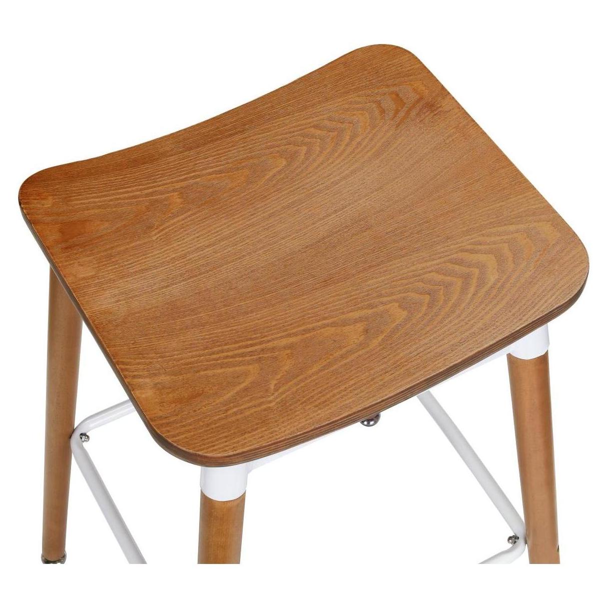 Slate White Backless Bar Stool19cd30aa48dc182b4