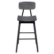 Slate Black Metal Restaurant Bar Stool19b805256386fa11ad