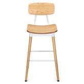 Slate White Metal Restaurant Bar Stool19ba37bbe7f3781b4