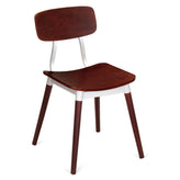 Slate Wood Restaurant Chair with White Frame19ba36669c2701b0ea