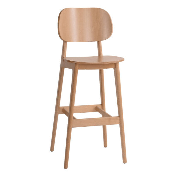 Rove Upholstered Or Wood Seat Modern Bar Stool