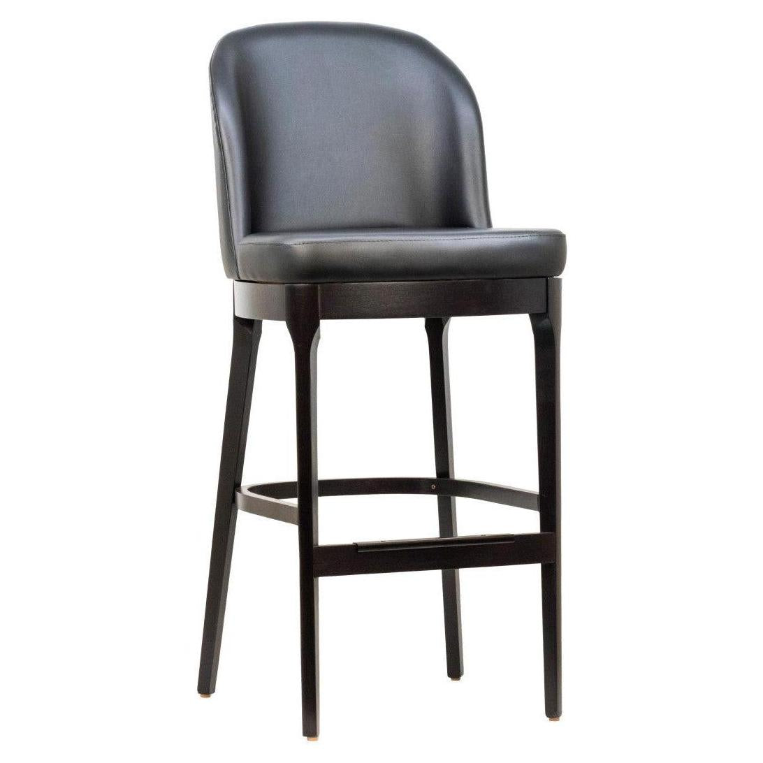 Cava Designer Series Custom Upholstered Bar Stool with Full Back