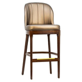 Cava Designer Series Custom Upholstered Bar Stool with Full Back