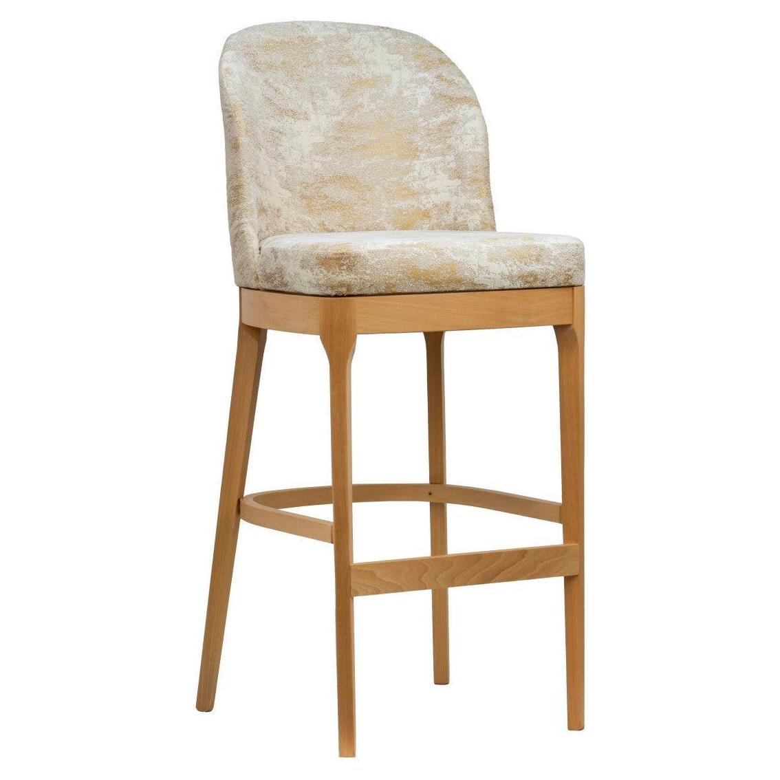 Cava Designer Series Custom Upholstered Bar Stool with Full Back