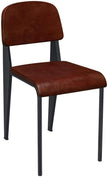 Nico Metal Chair with Wood Back19ba4cd05ee6738f54