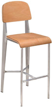 Nico Bar Stool with Wood Back and Seat19ba4df32fb2951651