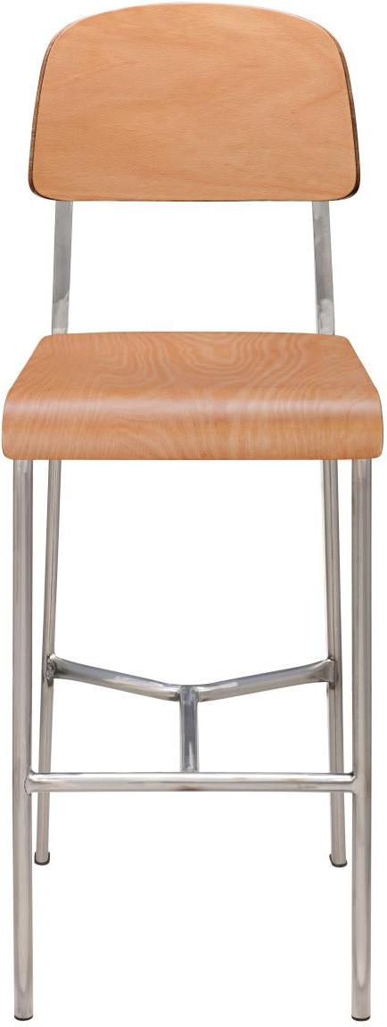 Nico Bar Stool with Wood Back and Seat19ba4df32fb65826fc