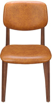 Enzo Wood Grain Metal Chair with Padded Back19b9035bc821742bdb