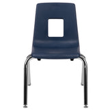 Mickey Advantage Navy Student Stack School Chair - 14-inch