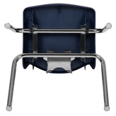 Mickey Advantage Navy Student Stack School Chair - 16-inch