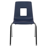 Mickey Advantage Navy Student Stack School Chair - 18-inch