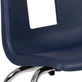 Mickey Advantage Navy Student Stack School Chair - 18-inch