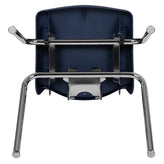 Mickey Advantage Navy Student Stack School Chair - 18-inch