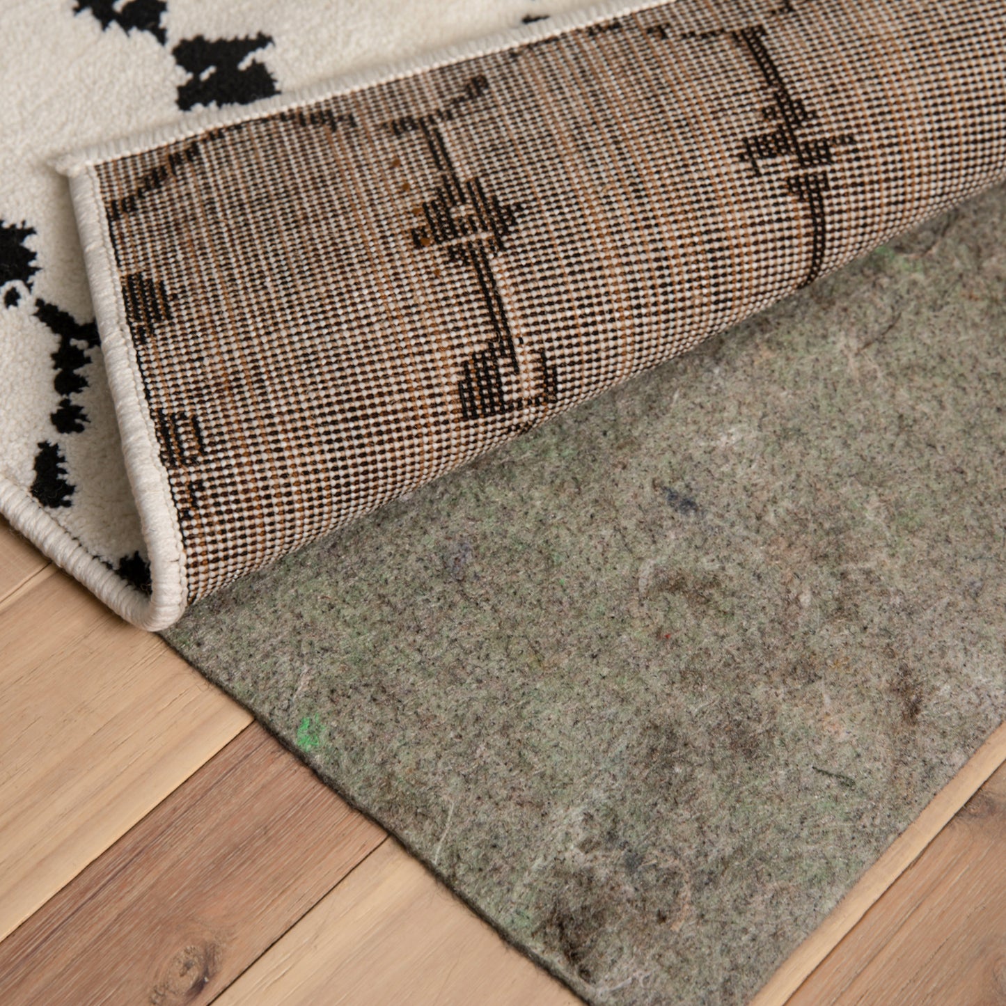 Minnie Slide-Stop® Multi-Surface Reversible Non-Slip Cushion Rug Pad, 1/4" Thick, Floor Protection, for 8'x10' Area Rug, Gray
