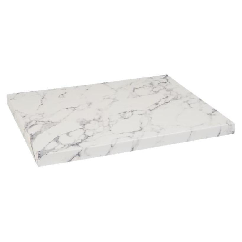 Indoor Laminate 1-3/4" Thick Table Top in White Granite Print