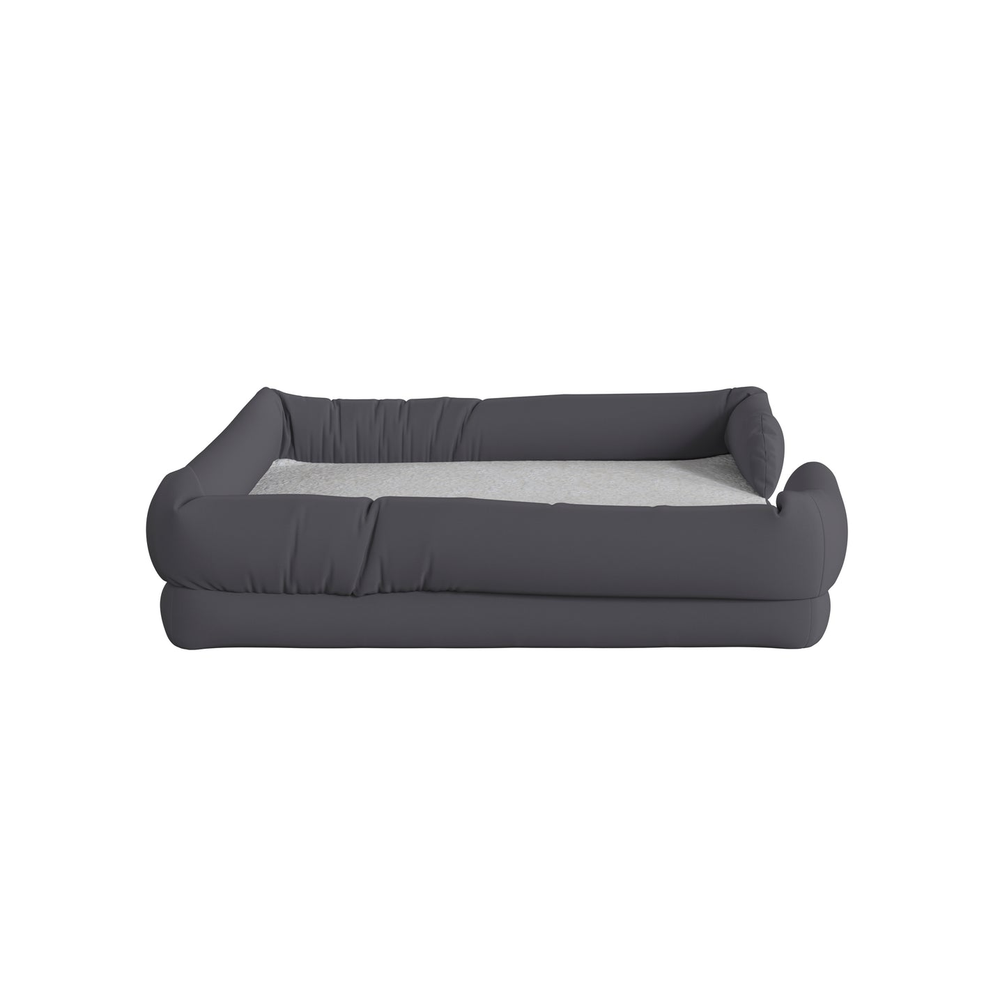 Cooper Orthopedic Comfy Memory Foam Joint Relief Bolster Dog Bed for Dogs up to 44 LBS. - Removable & Washable Cover, Non-Slip Bottom