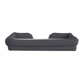 Cooper Orthopedic Comfy Memory Foam Joint Relief Bolster Dog Bed for Dogs up to 44 LBS. - Removable & Washable Cover, Non-Slip Bottom