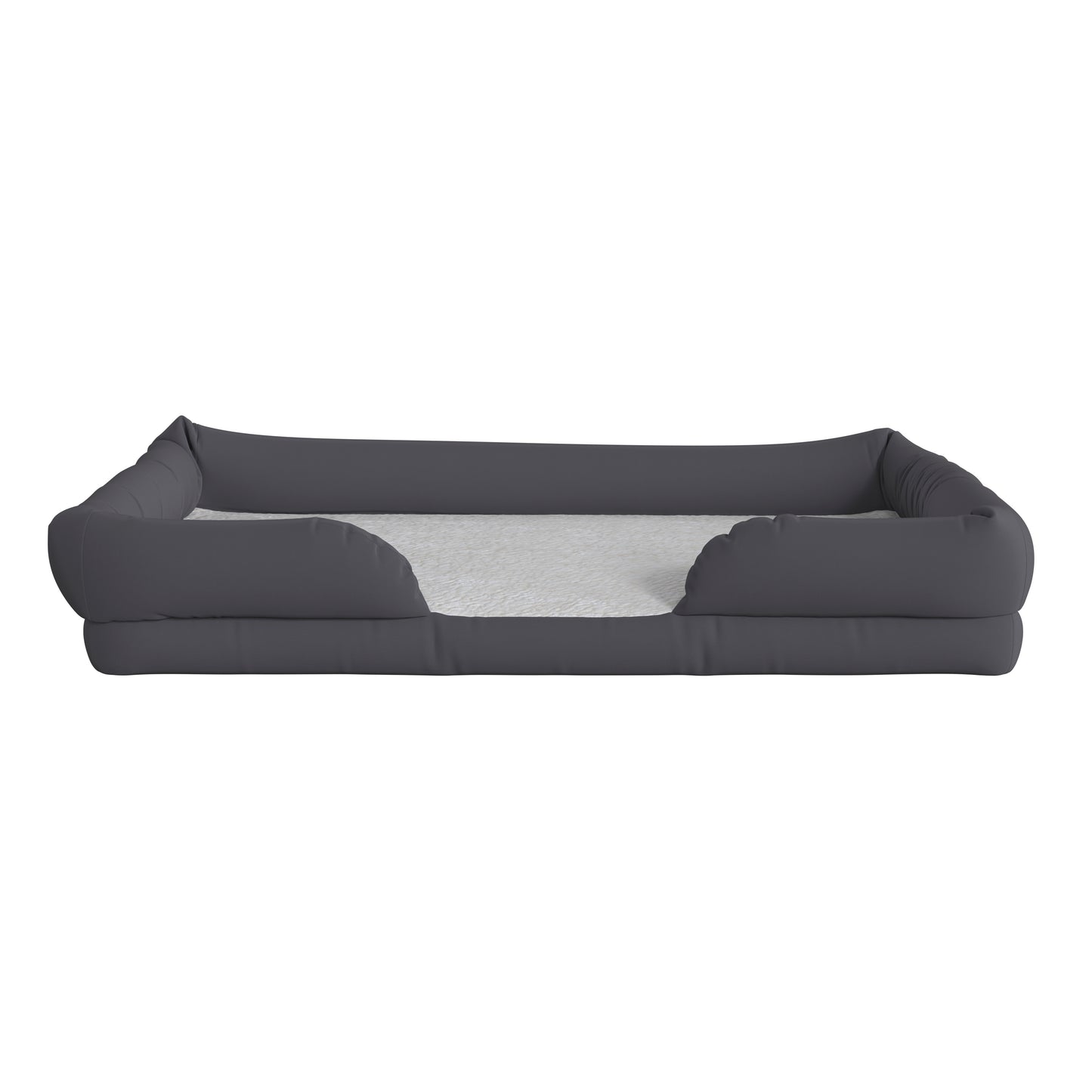 Cooper Orthopedic Comfy Memory Foam Joint Relief Bolster Dog Bed for Dogs up to 44 LBS. - Removable & Washable Cover, Non-Slip Bottom