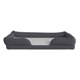 Cooper Orthopedic Comfy Memory Foam Joint Relief Bolster Dog Bed for Dogs up to 44 LBS. - Removable & Washable Cover, Non-Slip Bottom