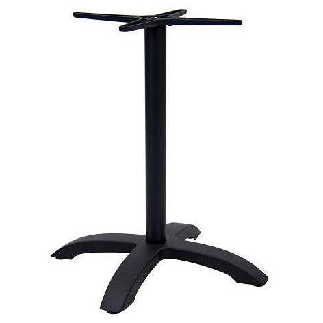 Black Modern Aluminum X Shape Table Base