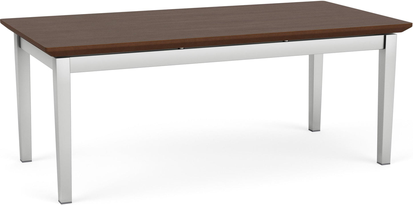 Amherst Steel Waiting Reception Coffee Table Metal Frame 20x40" High Pressure Laminate Top