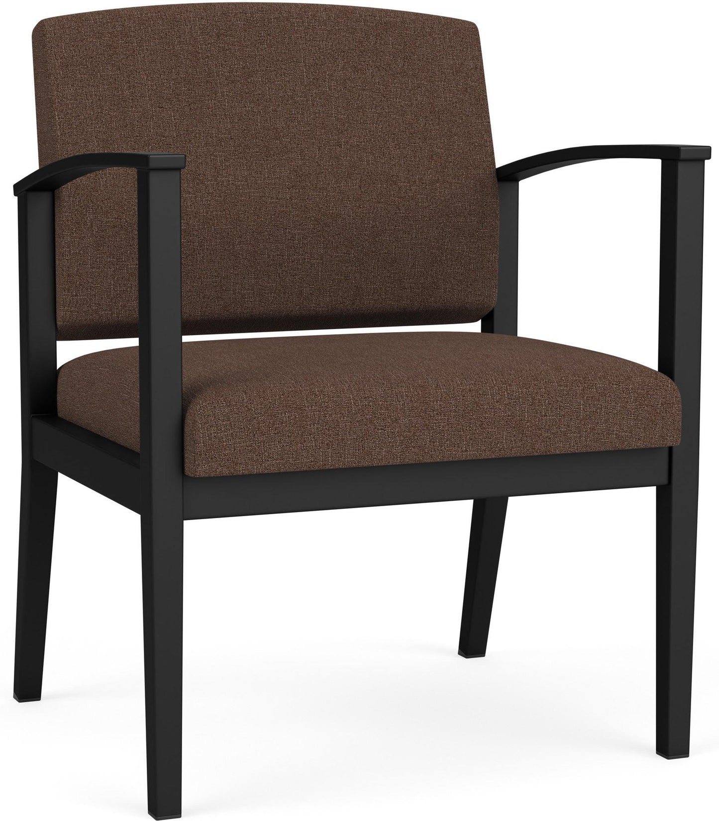 Amherst Steel Waiting Reception Wide Guest Chair Metal Frame