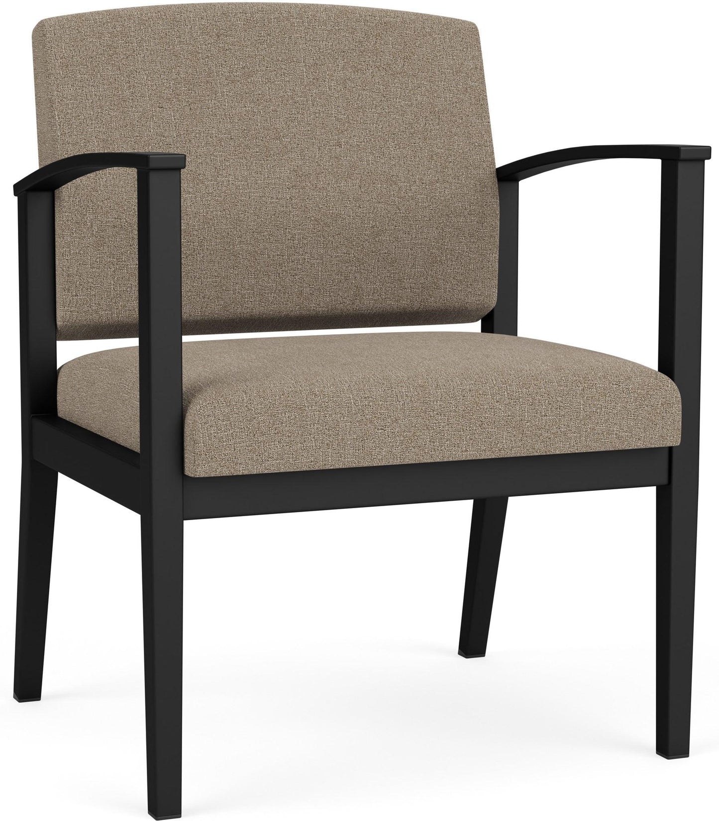 Amherst Steel Waiting Reception Wide Guest Chair Metal Frame