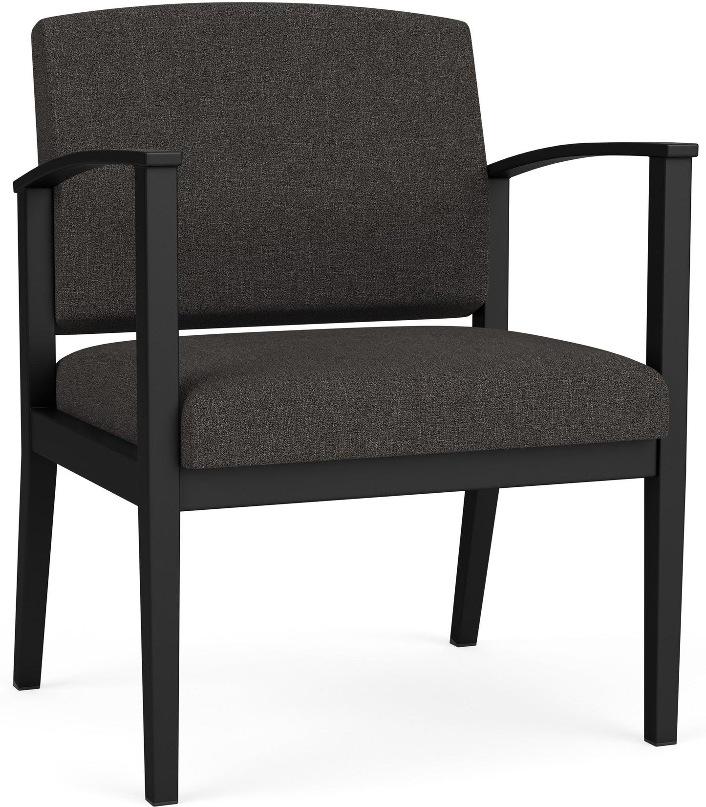 Amherst Steel Waiting Reception Wide Guest Chair Metal Frame